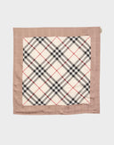 Burberry - Foulard in seta fantasia check 