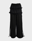 Pantaloni Adidas up-cycled con ruches 