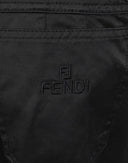 Fendi - Pantaloni neri a vita alta anni 90 