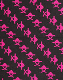 Emilio Pucci - Foulard da taschino nero e fucsia 