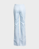 Courreges - Pantaloni flare azzurri anni 70/80 