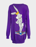 Moschino - Vestito viola con bugs bunny 