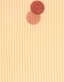 Valentino - Foulard beige a righe anni '90 