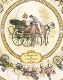 Hermes - Foulard 'La Promenade de longchamps' rosso '90 