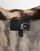Just Cavalli - Vestito maculato marrone anni 2000 