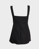 Philosophy - Top nero anni 2000 in cotone 