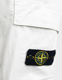 Stone Island - Bermuda bianchi con tasconi 