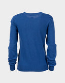 Maglione blu con disegno anni 2000 CD-10-ART004904 Moschino