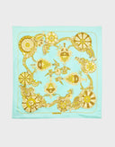 Hermes - Foulard 'Cendrillons' verde 