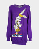 Vestito viola con bugs bunny 