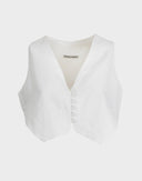 Armani - Gilet chiaro in cotone anni 2000 