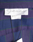 Genny - Camicia a righe viola anni '90 