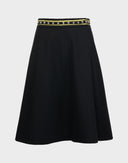 Red Valentino - Gonna a ruota con borchie 