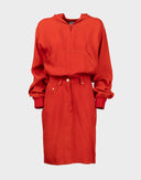 Vestito tuta arancione anni '90 