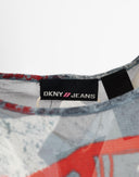 DKNY - Top colorato senza maniche anni 2000 