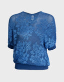 Lanvin - Maglione blu anni 90 