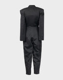 Max Dinè - Jumpsuit nera in lana 
