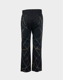 Versace Classic - Pantaloni blu con paillettes 