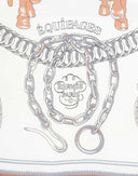 Hermes - Foulard marrone 'Equipages' in seta 