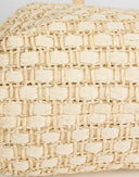 The Bridge - Borsa a spalla beige in paglia 
