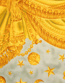 Celine - Foulard in seta anni '90 verde 