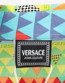 Versace - Camicia colorata a maniche corte 