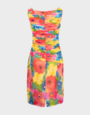 Vestito a fiori anni '80 