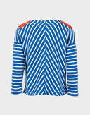 Felpa a righe blu CD-13-ART001116 Jc de Castelbajac