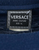 Versace Jeans Couture - T-shirt blu con medusa 