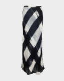 Les Copains - Gonna midi anni 2000 bianca e nera 