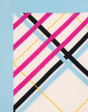 Christian Dior - Foulard in 100% seta con fantasia geometrica 