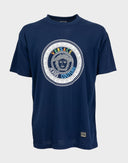 Versace Jeans Couture - T-shirt blu con medusa 
