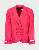 Louis Feraud - Giacca fucsia in lino '90 