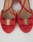 Salvatore Ferragamo - Sandali rossi anni '90 