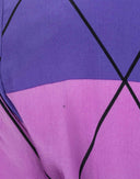 Vestito chemisier viola anni '80 