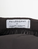 Philosophy Alberta Ferretti - Gonna marrone a pieghe anni 2000 