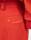 Vestito tuta arancione anni '90 