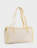 Chloe - Borsa rettangolare in tela e pelle 