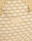 The Bridge - Borsa a spalla beige in paglia 