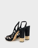 Bally - Sandali neri in camoscio 