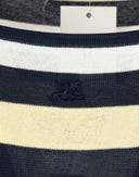 Courreges - T-shirt a righe anni '80 