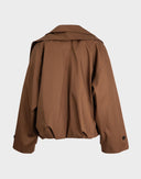 Giubbotto modello trench doppio collo 