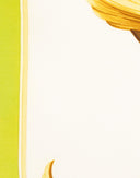 Hermes - Foulard 'Crown' verde anni '90 