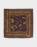 Trussardi - Fazzoletto in seta con fantasia 