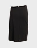 Max Mara - Gonna marrone al ginocchio anni 90 