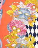 Fendi - Foulard colorato maschere veneziane 