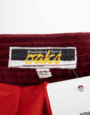 Gonna in velluto a righe 