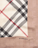 Burberry - Foulard in seta fantasia check 