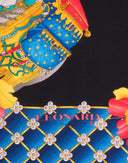 Leonard - Foulard anni 90 nero 