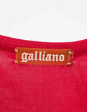 John Galliano - Vestito rosa anni 2000 